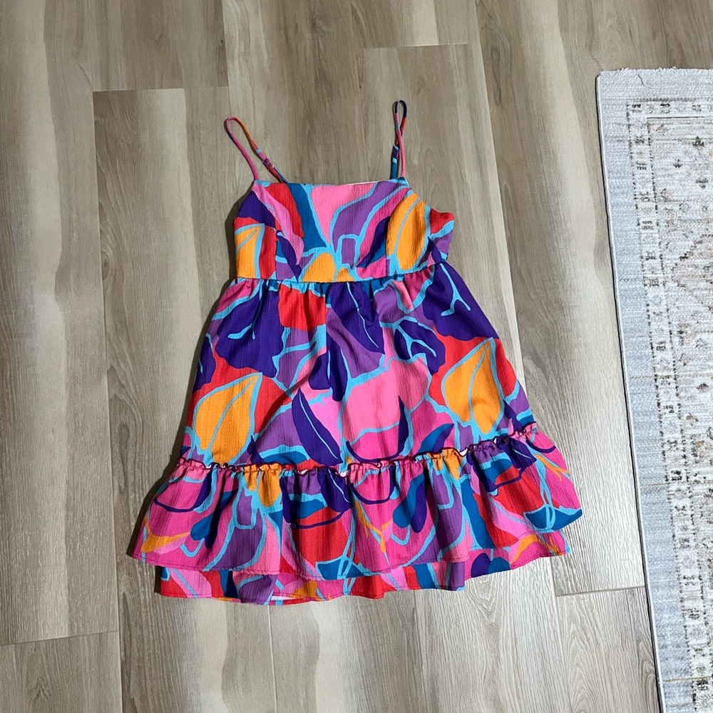 Colorful Strappy Dress